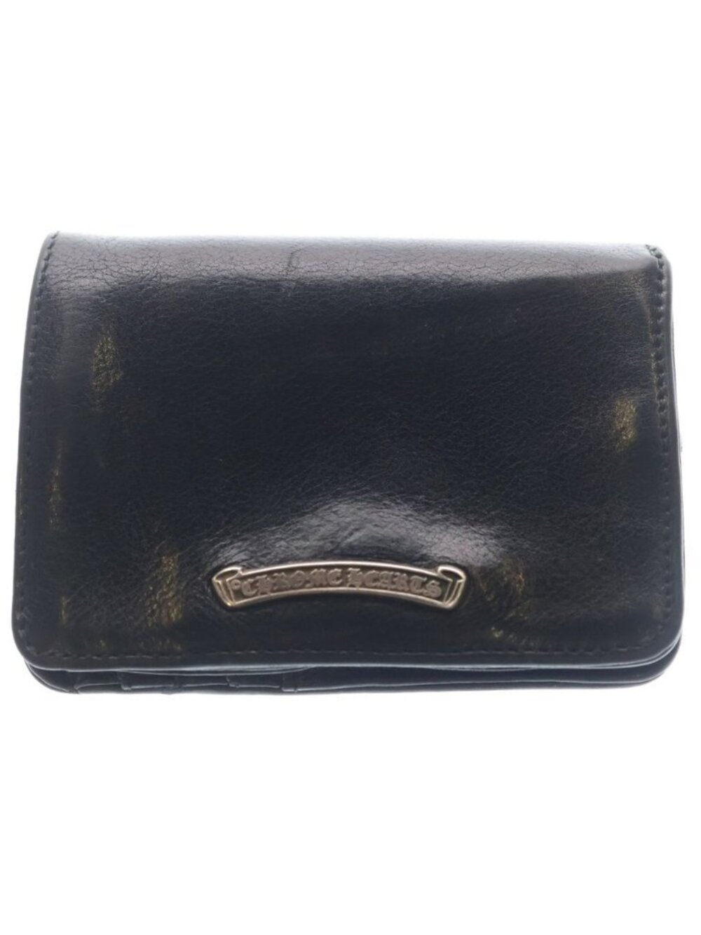 Chrome Hearts Joey Leather Wallet Black